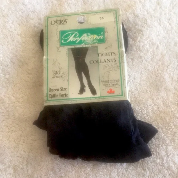🇨🇦 Queen Size Tights - Navy Blue 225-250 lbs. - Picture 4 of 10